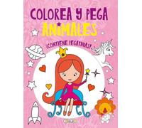 Colorea y pega animales 4