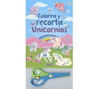 Colorea y recorta unicornios
