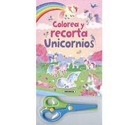 Colorea y recorta unicornios