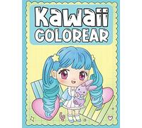 Colorear Kawaii: Libro para Colorear de Tiernos y Amables Personajes Kawaii para Niños de 3 a 9 Años