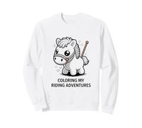 Colorear My Riding Adventures Cute Pony Kids Sudadera