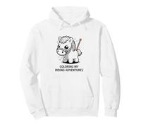 Colorear My Riding Adventures Cute Pony Kids Sudadera con Capucha