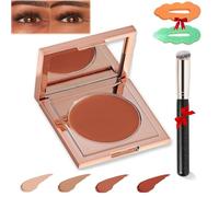 Colored Clay Cc Undereye Corrector,Color Corrector For Dark Circles With Brush, Conceal & Brighten Dark Circles,Under Eye Hydrating Concealer For Women (ORANGE, ONE SIZE)