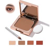 Colored Clay CC Undereye Corrector, Corrector for Dark Circles with Brush, Correctorde Color para Ojeras con Pincel, Under Eye Hydrating Concealer, Conceal&Brighten Dark Circles (Red)