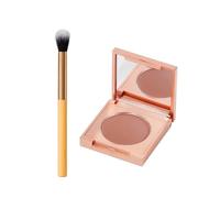 Colored Clay CC Undereye Corrector, Under Eye Color Corrector con Pincel, Hidratación Oculta, Cubre Ojeras Oscuras y Proporciona Un Aspecto Impecable (C)