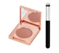 Colored Clay CC Undereye Corrector,Under Eye Hydrating Concealer for Women,Under Eye Concealer Brightener,Color Corrector for Dark Circles with Brush (Orange)