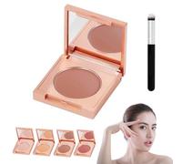 Colored Clay CC Undereye Corrector with Brush, 2025 New Magic Under Eye Corrector, Eye Concealer Undereye Color for Dark Circles (03#Orange)