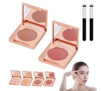 Colored Clay CC Undereye Corrector with Brush, 2025 New Magic Under Eye Corrector, Eye Concealer Undereye Color for Dark Circles (2PCS-03+04)