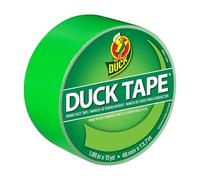 Colored Duct Tape, 1.88 x 15 yds, 3 Core, Neon Green, Sold as 1 Roll