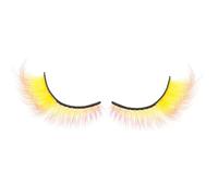 Colored Lash Clusters, False Colorful Lashes, Reusable Volume Eyelashes, Lightweight Comfortable Design, Vibrant Long-Lasting Colors, Easy Application Style for Halloween, Party, Wedding