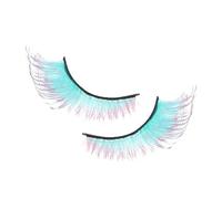 Colored Lash Clusters, False Colorful Lashes, Reusable Volume Eyelashes, Lightweight Comfortable Design, Vibrant Long-Lasting Colors, Easy Application Style for Halloween, Party, Wedding