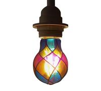 Colored Light Bulb - 4W Decorative Lamp Lighting, Bright Vibrant Glow Illumination Design, Energy Efficient Long Lasting Bulb | Holiday Party Lighting Decor For Apartment Dorm Window Display Use