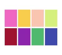 Colored Overlays, Guided Reading Strips, 11.69x8.27 Inches Applicable Scene, Highlight Filter Sheets, Visual Stress Aid, Clarity Assistance Tool for Learning Women Men Books Study
