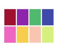 Colored Overlays, Guided Reading Strips, PVC A4 Size, 8 Pieces Color-Filter Aid Tool for Enhanced Reading Assistance, Clarity, Stress Reduction, Ideal for Women, Men, and Learning, 29.7x21cm
