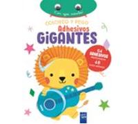 Coloreo Y Pego Adhesivos Gigantes: Leon