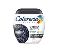 Coloreria Italiana - Tinte para tejidos y prendas en la lavadora, color gris antiguo, 1 unidad, 350 g