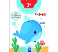 Colores +3 (Pego adhesivos y aprendo)