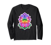 COLORES BRILLANTES CHAKRAS YOGA MISTICO Manga Larga