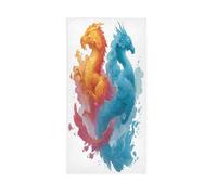 Colores De Fusión De Dragon Art Toallas Baño 40X70Cm Absorbente Toallas Mano Ligeras Toalla Baño para Hotel Mujer Yoga