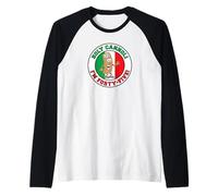 Colores de la bandera italiana Holy Cannoli I'm cuarenta y cinco colores Camiseta Manga Raglan