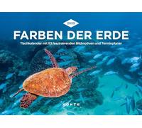 Colores de la Tierra - Calendario de mesa KUNTH 2025: calendario semanal con fascinantes motivos fotográficos y un práctico planificador