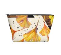 Colores De Otoño Hojas De Ginkgo, Bolsa de artículos de tocador Bolsa de Maquillaje Bolsa de cosméticos Bolsa de artículos de tocador de Viaje portátil
