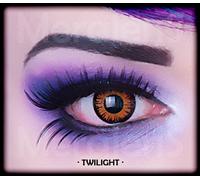 Colores funnylens Crazy FUN Contacto Contact Lenses de lente naranja Werewolf Perfección a Carnaval, y Halloween. con Gratis Depósito + 60 ml Cuidado Medio