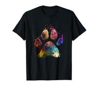 Colores Huella de Perro Colores Naturales | Pata Natural Camiseta