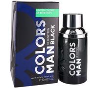 Colores Negros De Benetton Para Hombre Eau De Toilette Spray Colonia 2oz Nuevo