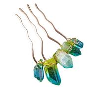 Colores opcionales de moda para mujer, horquillas de cristal natural, accesorios para el cabello para boda y dama de honor