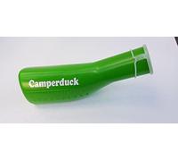 Colores orina Botella en color verde con blanco Camper Duck beschriftung