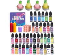 Colores para Tinte de Velas - Set de Pigmentos Líquidos para DIY, Pigmentos Líquidos para, Tinte de Coloración de Alta Concentración | Adecuado para la fabricación de velas, elaboración de j