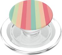 Colores Pastel Rayas Costeras Y2K Estética Verano PopSockets PopGrip para MagSafe