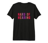 Colores sordos con dificultades de audición al atard Camiseta Premium