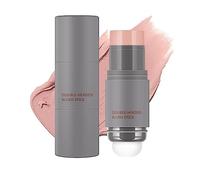 Colorete en barra de doble punta con cabeza de esponja, colorete en barra resistente al agua, iluminador facial, colorete de larga duración para mejillas, labios y ojos. (03#)