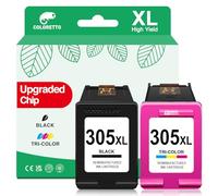 COLORETTO 305XL Cartuchos de Tinta para HP 305 XL DeskJet 2820e DeskJet 4220e 2800e 2810e 2821e 2822e 2823e 4200e 4210e 4220e 4222e 4230e 2710e 2720e 2722e tinta impresora para hp 305 xl negro y color