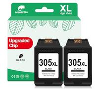 COLORETTO 305XL Cartuchos de Tinta para HP 305 XL DeskJet 4220e 2820e 2800e 2810e 2821e 2822e 2823e 4200e 4210e 4222e 4230e 2723e 4110e 4120e 4122e 4130e Tinta Impresora para HP 305 XL Negro Pack