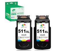 COLORETTO 511XL Remanufacturado CL511 compatibles con Canon CL-511 CL-513 para Canon iP2700 iP2702 MP230 MP235 MP240 MP250 MP252 MP270 MP280 MP480 MP490 MP499 MX320 MX330 MX350 MX360 Color