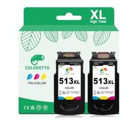 COLORETTO 513XL Color Remanufacturado para Canon CL-513XL compatibles con pixma iP2700 iP2702 MP230 MP235 MP240 MP250 MP252 MP270 MP280 MP480 MP490 MP499 MX320 MX330 MX350 MX360