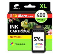 COLORETTO CL-576XL Color Tinta para Canon 576 XL Cartuchos TR4755i TR4756i