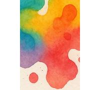 Colorflow Notebook: An A5 Lined Journal with Abstract Watercolor Cover - Ideal for Notes, Ideas & Creative Expression