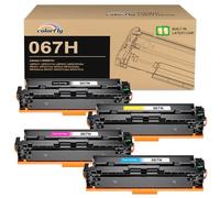 colorfly 067H 067 Toner Compatible con Canon 067 067H para Canon i-SENSYS MF657cdw para i-SENSYS MF651cw para MF655cdw Toner LBP631cw LBP633cdw
