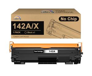 colorfly 142A W1420A 142X W1420X 1420X Sin Chip, con Herramientas 142A Negro Compatible con tóner W1420A de 142 A para LaserJet m110we m110w MFP M139we m140w m140we