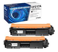 colorfly 17A CF217A Tóner Compatible con HP 17A CF 217A Tóner para LaserJet Pro M102A M102W para HP LaserJet Pro MFP M130a M130nw M130fn M130fw Impresora, 2 Negro