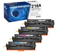 colorfly 216A Tóner W2410A W2411A W2412A W2413A Cartucho Tóner Compatible con HP Toner 216A para HP Color LaserJet Pro MFP M183fw M183fdw MFP M182n M182nw M155nw M155a M182 M183 (4 Paquetes)