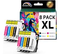 colorfly 503XL Cartuchos de Tinta compatibles con Epson 503 XL T503XL Tinta para Expression Home XP-5200 XP-5205 XP5200 XP5205 para Epson Workforce WF-2960DWF WF2960 WF-2965 (Paquete de 8)