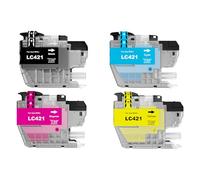 colorfly LC421 LC 421 Cartuchos de Impresora Compatible con LC-421 LC421XL | Compatible con Brother DCP-J1050DW MFC-J1010DW DCP-J1140DW