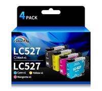 colorfly LC527 Cartucho de Tinta Compatible con Brother LC527 LC527VAL LC527XL Multipack para MFC-J4350DW MFC-J4550DW