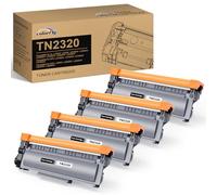 colorfly TN2320 TN2310 Cartuchos de tóner compatibles con Brother TN-2320 TN-2310 para MFC-L2700DW HL-L2340DW HL-L2360DN HL-L2300D DCP-L2500D DCP-L2520DW HL-L2365DW MFC-L2720DW, 4 Paquete.