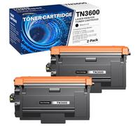 colorfly TN3600 TN3600XL Tóner Compatible con Brother TN-3600 3600XL | para Brother HL-L5210DN HL-L5210DW HL-L5215DN HL-L6210DW HL-L6410DN HL-L6415DN MFC-L5715DN MFC-L6710DW MFC-L6915DN, 2 Negro